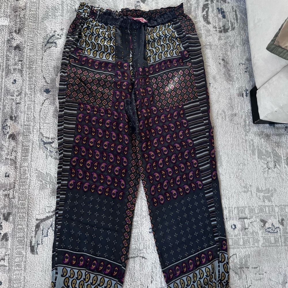 Multicolor Patterned Pants - image 1